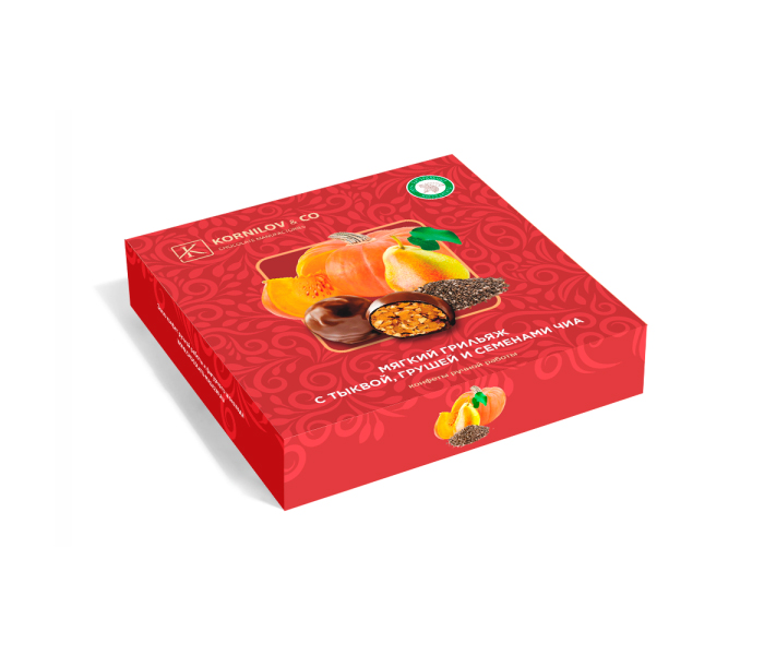 Мягкий грильяж с "Тыквой, грушей и семенами чиа"