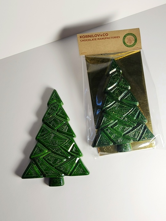 Шоколадная плитка "Елочка"